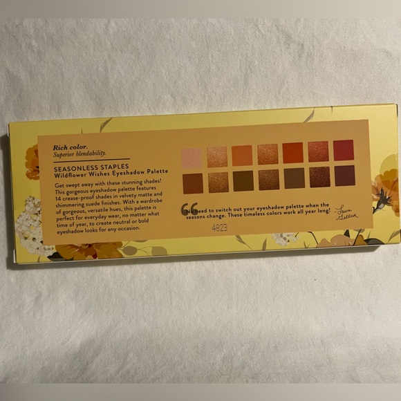 🎨NIB🎨 LAURA GELLER Seasonless Staples Wildflower Wishes 14 Pan Eyeshadow Palette - Picture 7 of 7